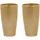 Beliani Tseria 32 x 32 x 58 cm Gold