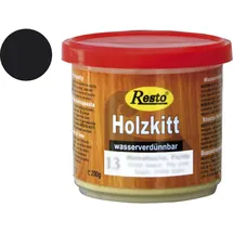 Resto Holzkitt Reparaturpaste Spachtelmasse lackierbar schwarz 200 g