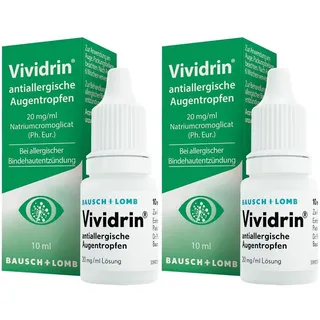 Vividrin Antiallerg Augent Doppelpack 2x10 ml Lösung