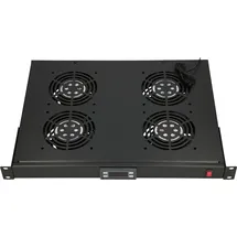 Extralink Lüfterpanel 19" 4 Lüfter mit Thermostat,