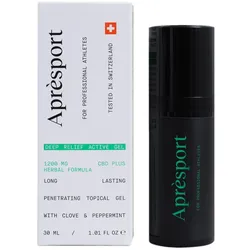 AprèsportTM Deep Relief Active Gel CBD plus Herbal Formular 30 ml