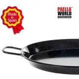 ALLGRILL Paella Pfanne mit Griffen - Universell einsetzbar und robust: Original spanische Paella Pfanne Typ Valenciana Ø 100 cm