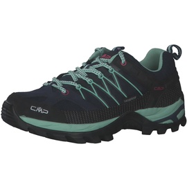 CMP Damen Rigel Low Wmn Trekking Wp Walking Shoe, Blue-Acqua, 39