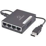 Renkforce RF-4270245 RF-4270245 Netzwerk Switch 4 Port 1000MBit/s USB-Stromversorgung