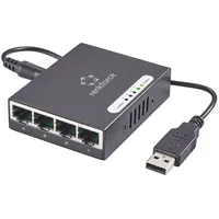 Renkforce RF-4270245 RF-4270245 Netzwerk Switch 4 Port 1000MBit/s USB-Stromversorgung