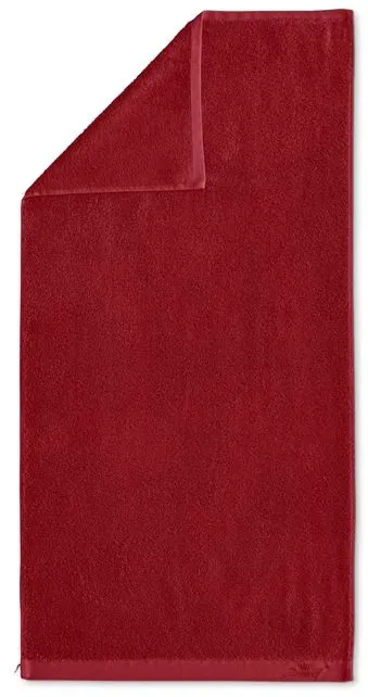 Fürstenhof Handtuch Stockholm 50 x 100 cm Baumwolle Rot Bordeaux