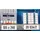 Magnetoplan Lagerschild B50x L100mm magnetisch weiß Stärke 0,6 mm MAGNETOPLAN