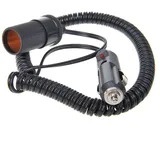 IWH Spiral-Verlängerungskabel 3 Meter 12/24 Volt Belastbarkeit Strom max.=10 A 12 oder 24 V/DC