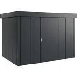 hörmann stauraumsysteme Hörmann Metall-Gerätehaus Juno mit Flachdach, Jfd12 - Design, 310 x 214 cm B x T),anthrazit,