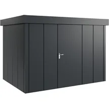 hörmann stauraumsysteme Hörmann Metall-Gerätehaus Juno mit Flachdach, Jfd12 - Design, 310 x 214 cm B x T),anthrazit,