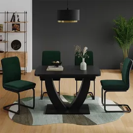 Vicco Fenaro 120 x 77,4 x 80 cm schwarz