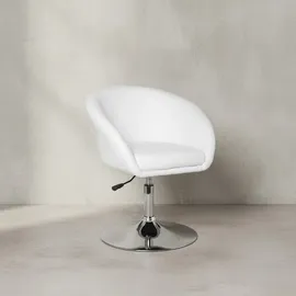 KADIMA DESIGN Design Relaxsessel SPM2.158 Loungesessel Kunstleder Cocktailsessel weiß, | Gr.: onesize