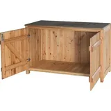 Gartenschrank/Outdoorküche Typ 453 Sidebord inkl. 2 Türen 120 x 77 x 58 cm Dougl