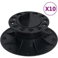 vidaXL Stelzlager verstellbar 60-88 mm grau