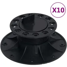 vidaXL Stelzlager verstellbar 60-88 mm grau