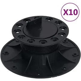 vidaXL Stelzlager verstellbar 60-88 mm grau