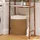 Homcom Bambus, 35L x 35B x 60H cm, Braun