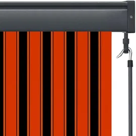 vidaXL Außenrollo 60 x 250 cm Braun/Orange