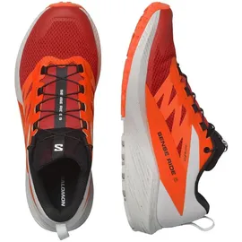 Salomon Sense Ride Herren Lunar Rock/ShocKing Orange/Fiery Re 43 1/3