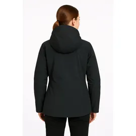 DEPROC activ Winterjacke DEPROC ACTIVE "Whistler 3in1 II WMN", Damen, Gr. 44L, grau (anthra), Web, 96% Polyester. 4% Elasthan, hüftbedeckend, mit verstellbarem Klettverschluss, Jacken Winterjacke, auch in Großen Größen erhältlich