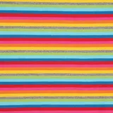 SCHÖNER LEBEN. Baumwolljersey Jersey Streifen Regenbogenfarben bunt 1,4m Breite
