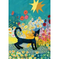 Schmidt Spiele Katze im Blütenmeer