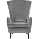 Guido Maria Kretschmer Home & Living GUIDO MARIA KRETSCHMER Home&Living Sessel "Sallito, Ohrensessel, TV-Sessel", für Wohnzimmer, auch in Samtcord grau,