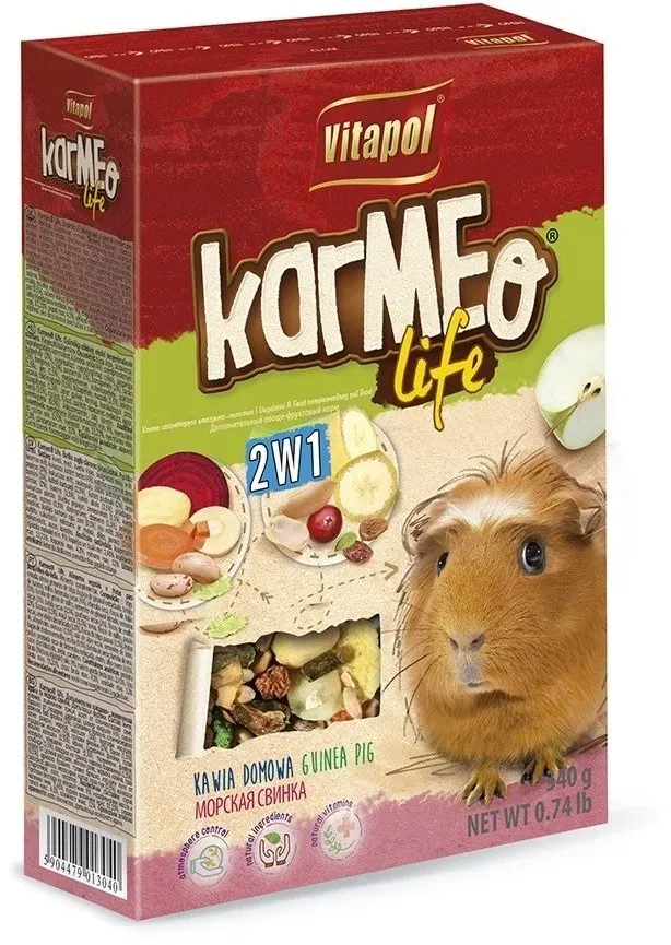 VITAPOL Mahlzeit für Meerschweinchen 2in1 Obst - Gemüse 340g