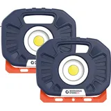 WS24 2x Akku LED-Baustrahler 2.500 Lumen (COB) 25 W - Ws24-100119