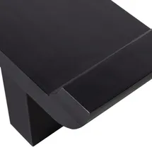 Woood Sitzbank Lox Schwarz 183 x 35 x 53 cm