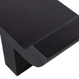 Woood Sitzbank Lox Schwarz 183 x 35 x 53 cm