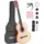 Vevor Konzertgitarre, 960 mm, Holz-Klassikgitarren-Starter-Set für Anfänger, mit Nylonsaiten, Gigbag, Gurt, Stimmgerät, zusätzlichen Saiten, Plektrum, Kapodaster, Linde, für Einsteiger, Natur