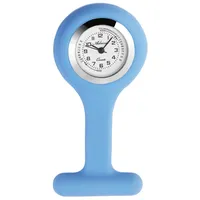 Adrina Unisex – Uhr Krankenschwesteruhr Silikon Ansteckuhr Analog Quarz 4100007-003