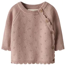 lil' atelier baby Damen Nbflaguna Ls Wrap Knit Lil Noos, Misty Rose, 80 - 80