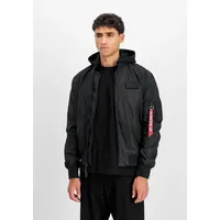 Alpha Industries MA-1 TT Hood black/black S