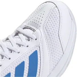 adidas Ligra 8 Indoor Herren Cloud Weiß/Ray Blau/Lucid Aquamarine 42,5