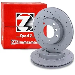 Zimmermann Sport-Bremsscheibe Ø286 belüftet Vorderachse [Hersteller-Nr. 150.1269.52] für BMW