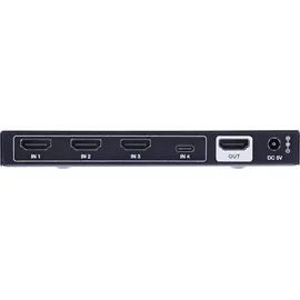 InLine HDMI Switch, 4-fach, 48Gb/s, 8K@60Hz, mit USB-C