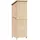 vidaXL Gartenhaus 0,60 x 0,56 m Beige