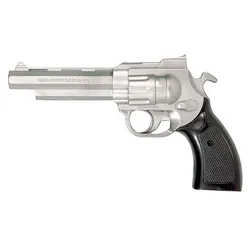 Silberner Gangster Revolver