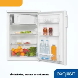 Exquisit KS16-4-H-010E Kühlschrank (120 l, 850 mm hoch, Weiß)