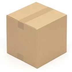 KK Verpackungen 400 x Versandkartons 250x250x250 - Karton braun -Faltkarton 1 wellig