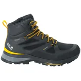 Wanderschuh »FORCE STRIKER TEXAPORE MID M« Jack Wolfskin black-burly-yellow-XT UK - EU