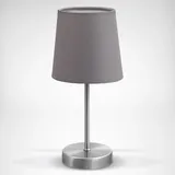 B.K.Licht Tischleuchte Grau