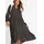 bonprix Midikleid Leomuster Grau 46