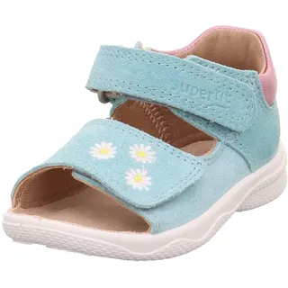 Jungen Mädchen Polly Sandale, Hellgrün/Rosa 7510, 20 EU