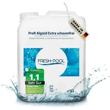 fresh-pool Profi Algizid Extra schaumfrei 5 Liter - Pool Algenmittel | Pool Algizid | Algenmittel | Algen entfernen | Algezid