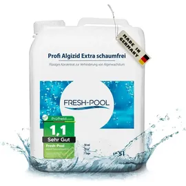 fresh-pool Profi Algizid Extra schaumfrei 5 Liter - Pool Algenmittel | Pool Algizid | Algenmittel | Algen entfernen | Algezid