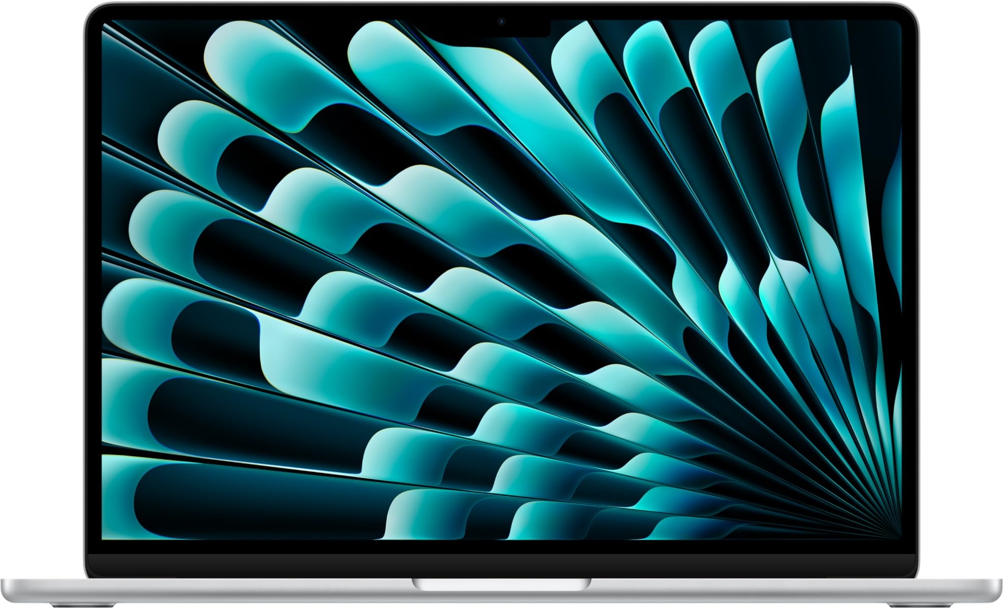 Apple 2024 13" MacBook Air Laptop mit M3 Chip: 13,6" Liquid Retina Display, 8 GB gemeinsamer Arbeitsspeicher, 512 GB SSD Speicher, beleuchtete Tastatur, 1080p FaceTime HD Kamera, Touch ID, Silber