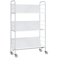 Homcom Bücherregal 69 x 26 x 108 cm Weiß